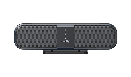 最新的定向发声音响聚音宝产品，内置功放，双音频通道