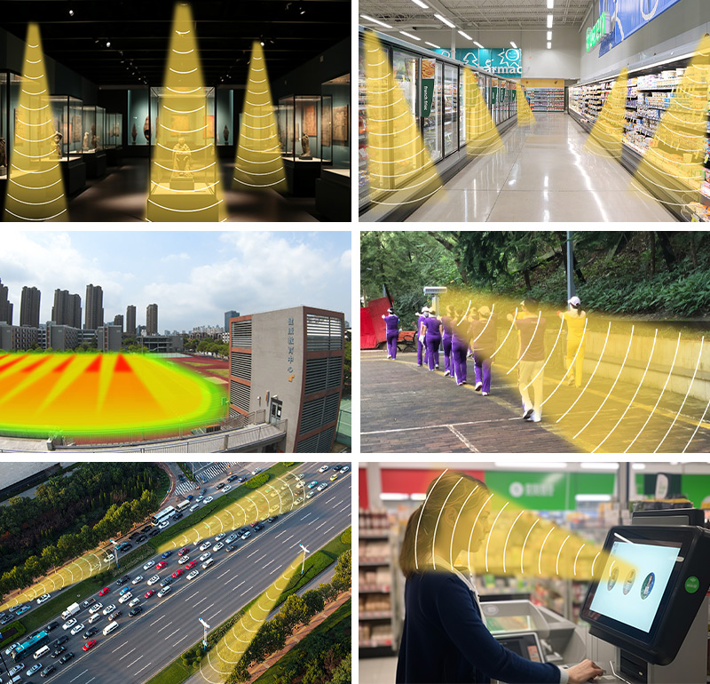 定向广播系统，多场景应用